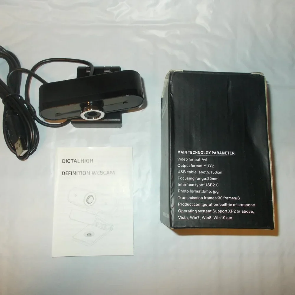 High Definition Digital Webcam NOT USED USB2.0 Interface Avi Video Format